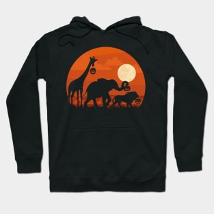 Zoo Animals Halloween Hoodie